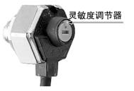 配備靈敏度調(diào)節(jié)器(僅限反射型、帶動(dòng)作切換開(kāi)關(guān)的透過(guò)型)